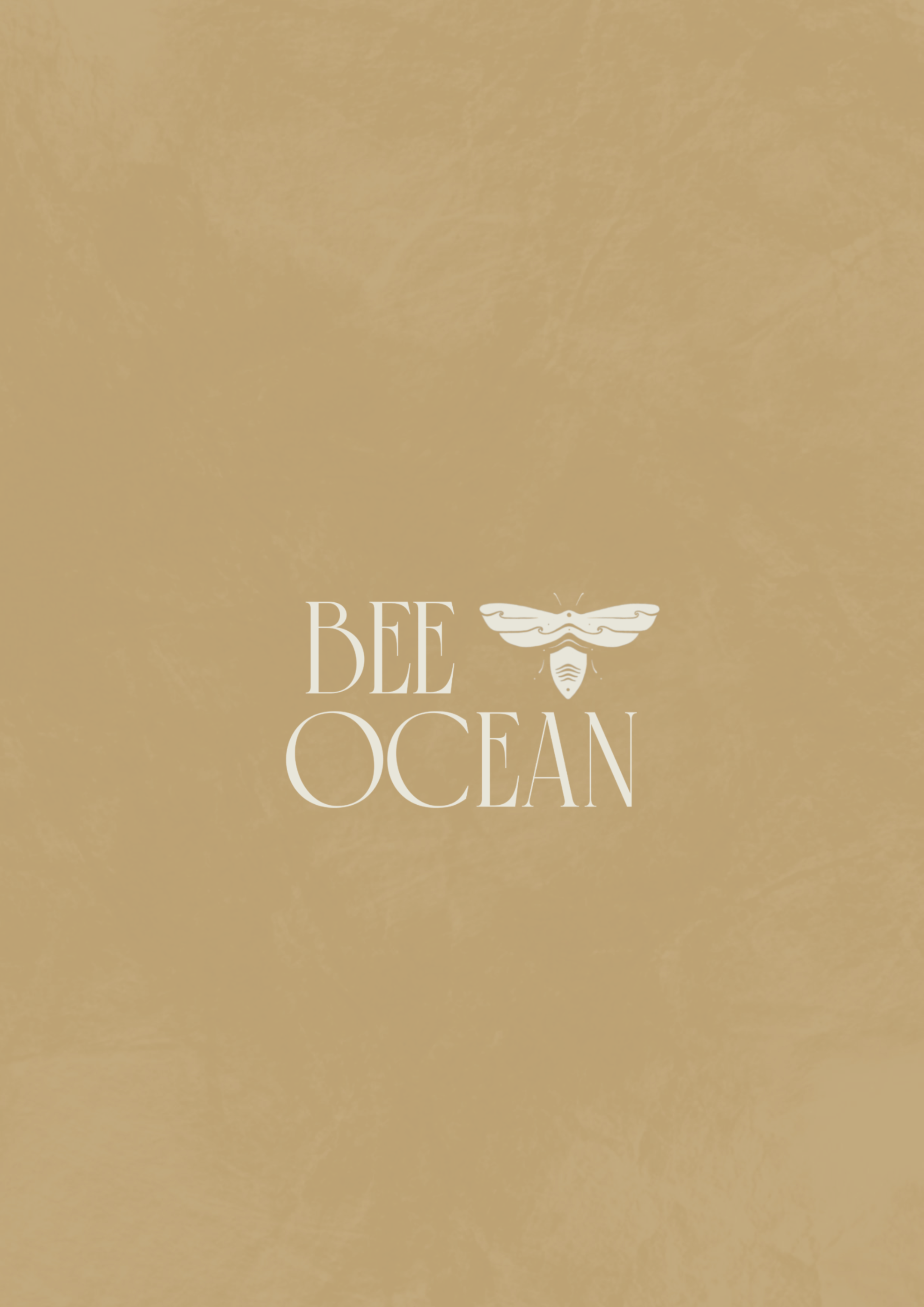Bee & Ocean wordmark with illustrated logo