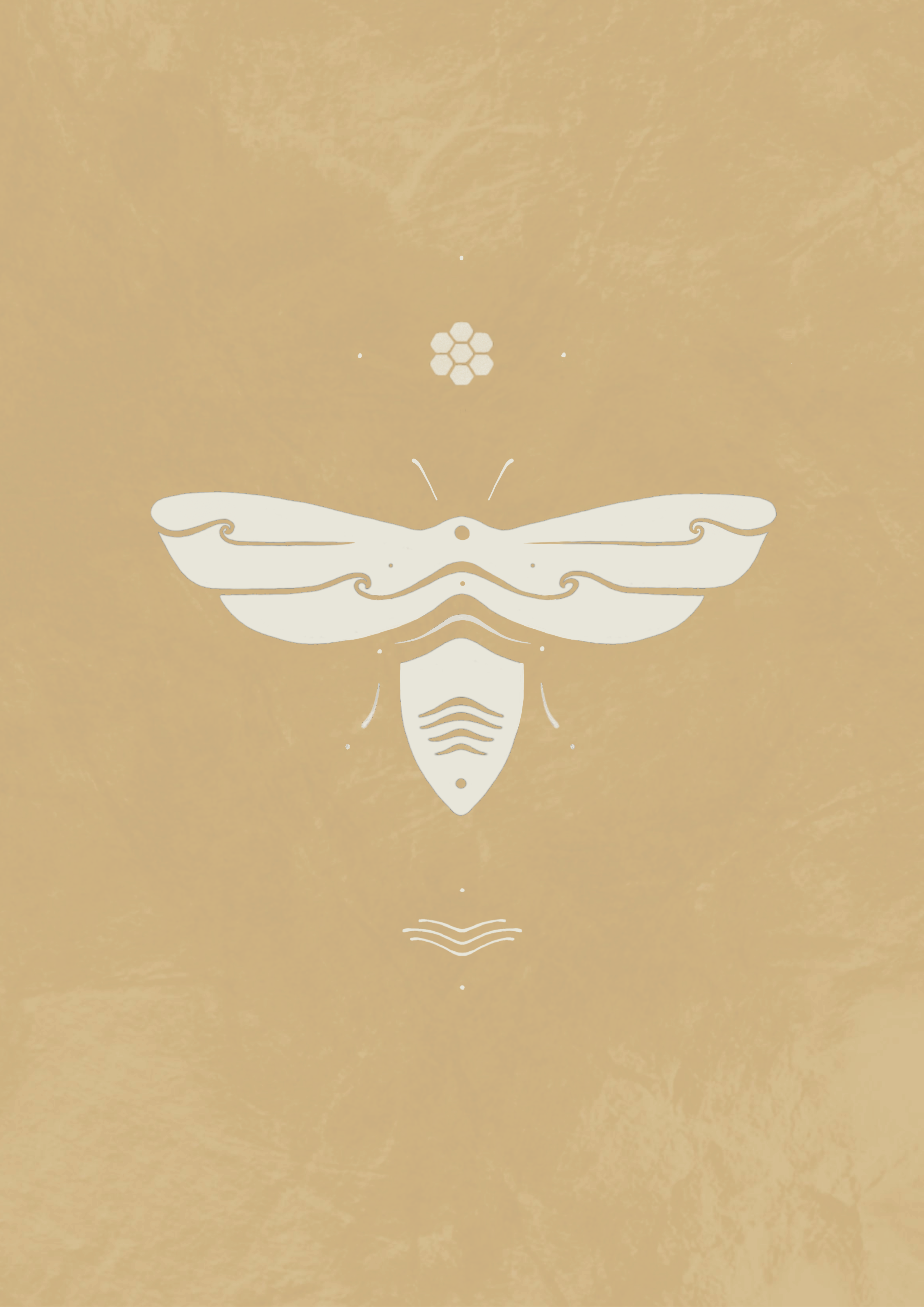 Bee & Ocean primary logo on light background