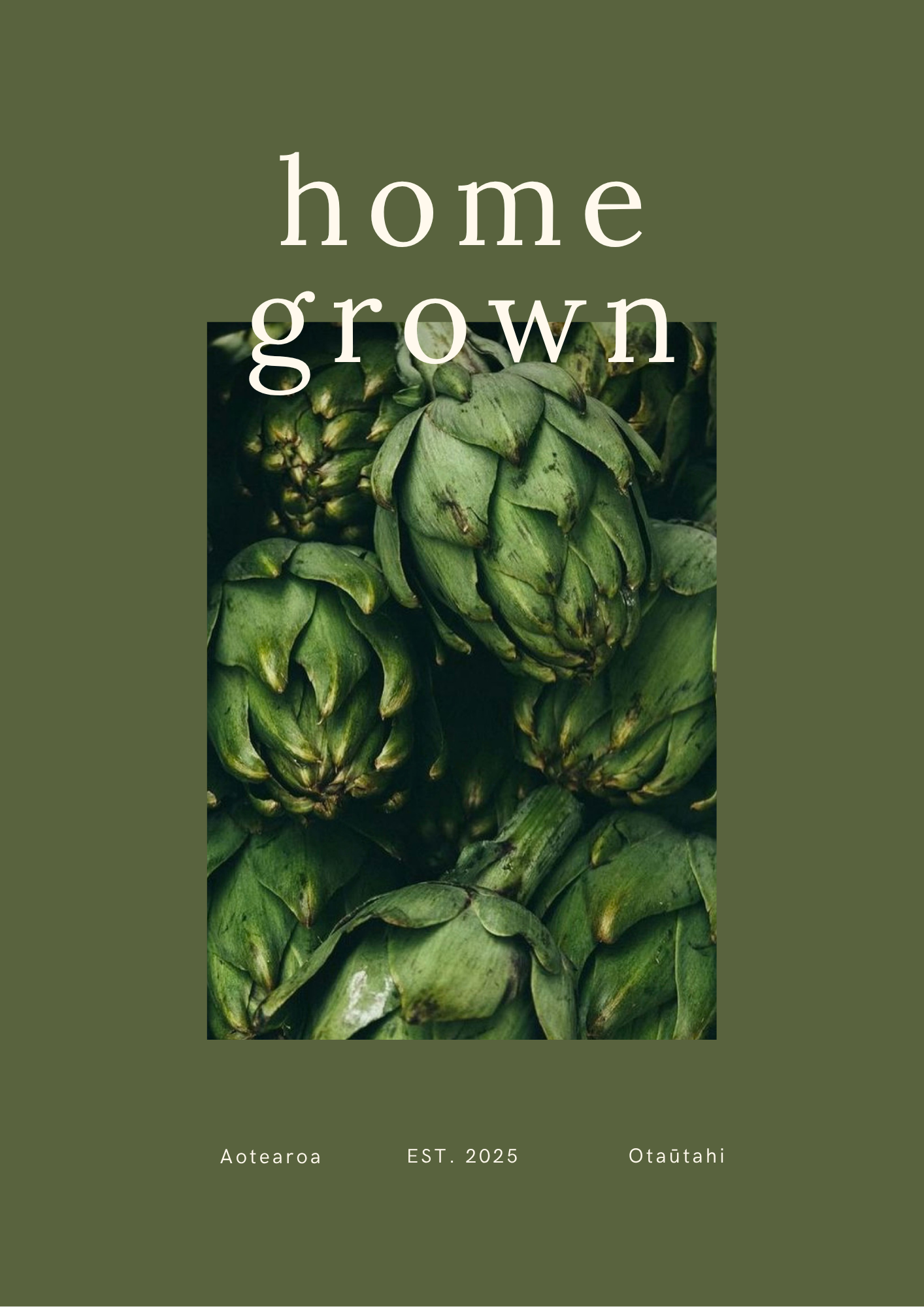 Homegrown social brand template layout