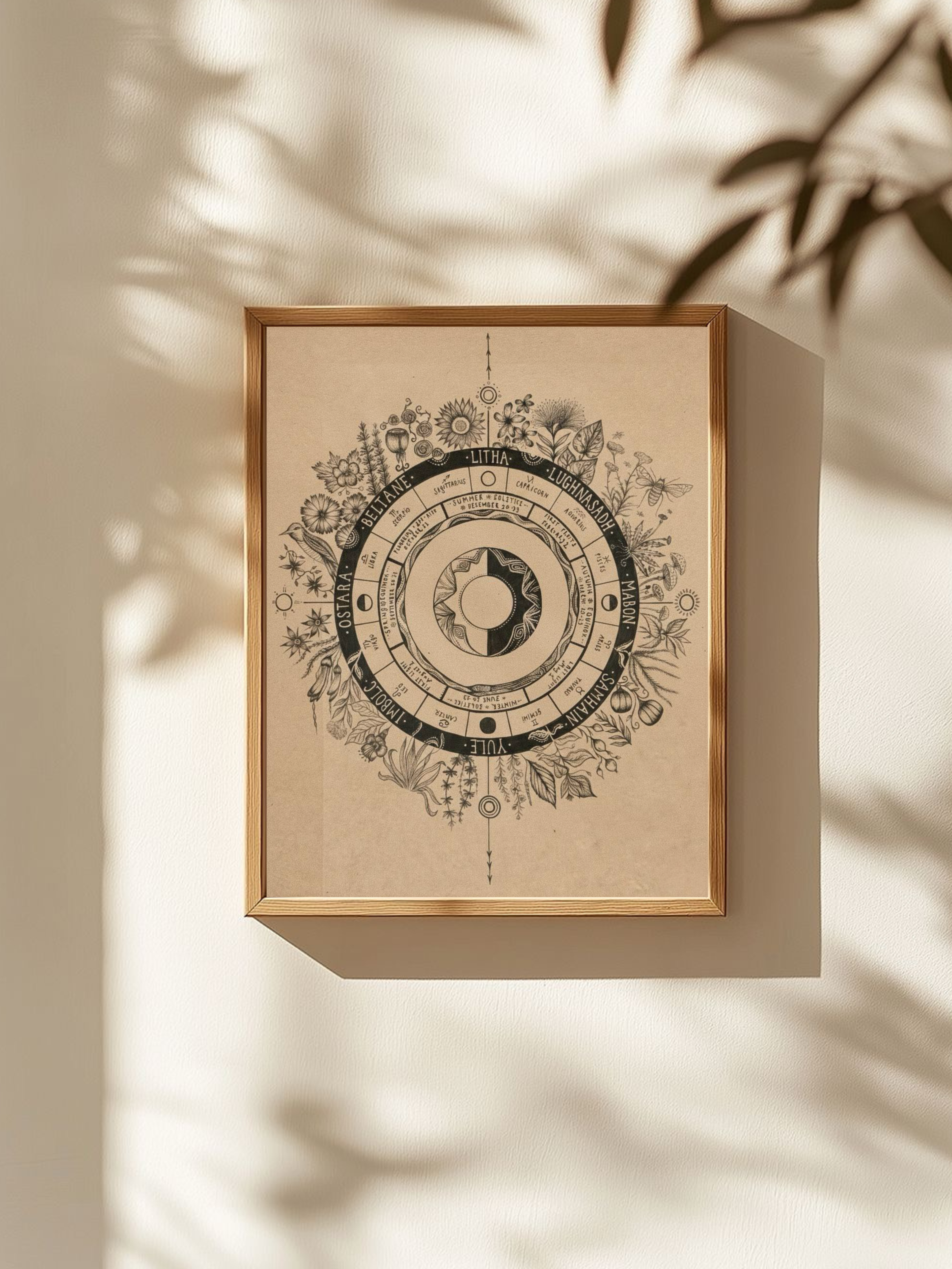 Cycle of seasons poster