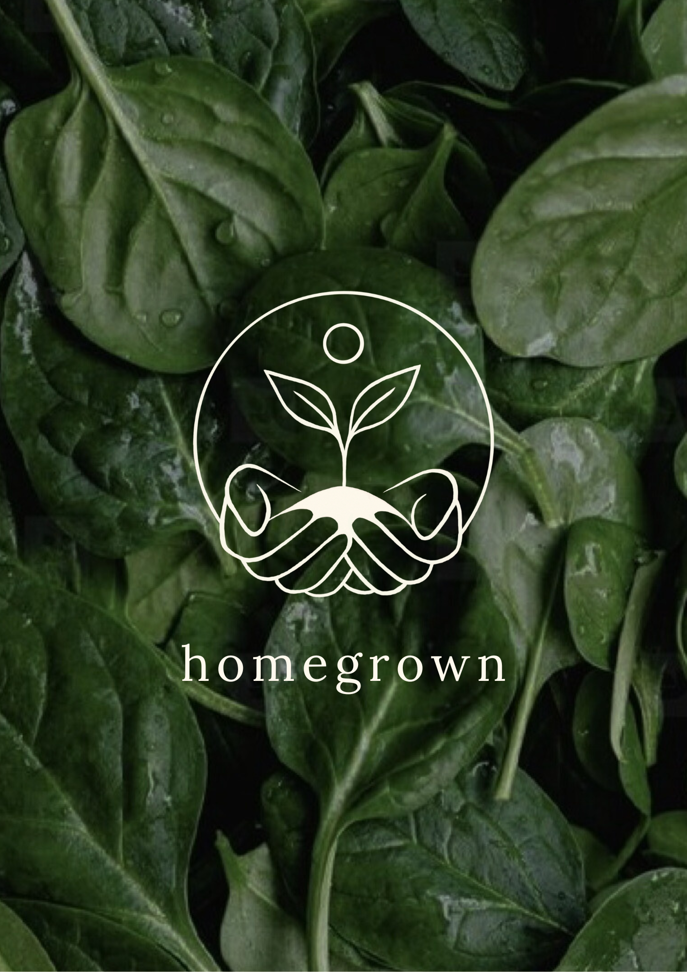 Homegrown logo mark and wordmark