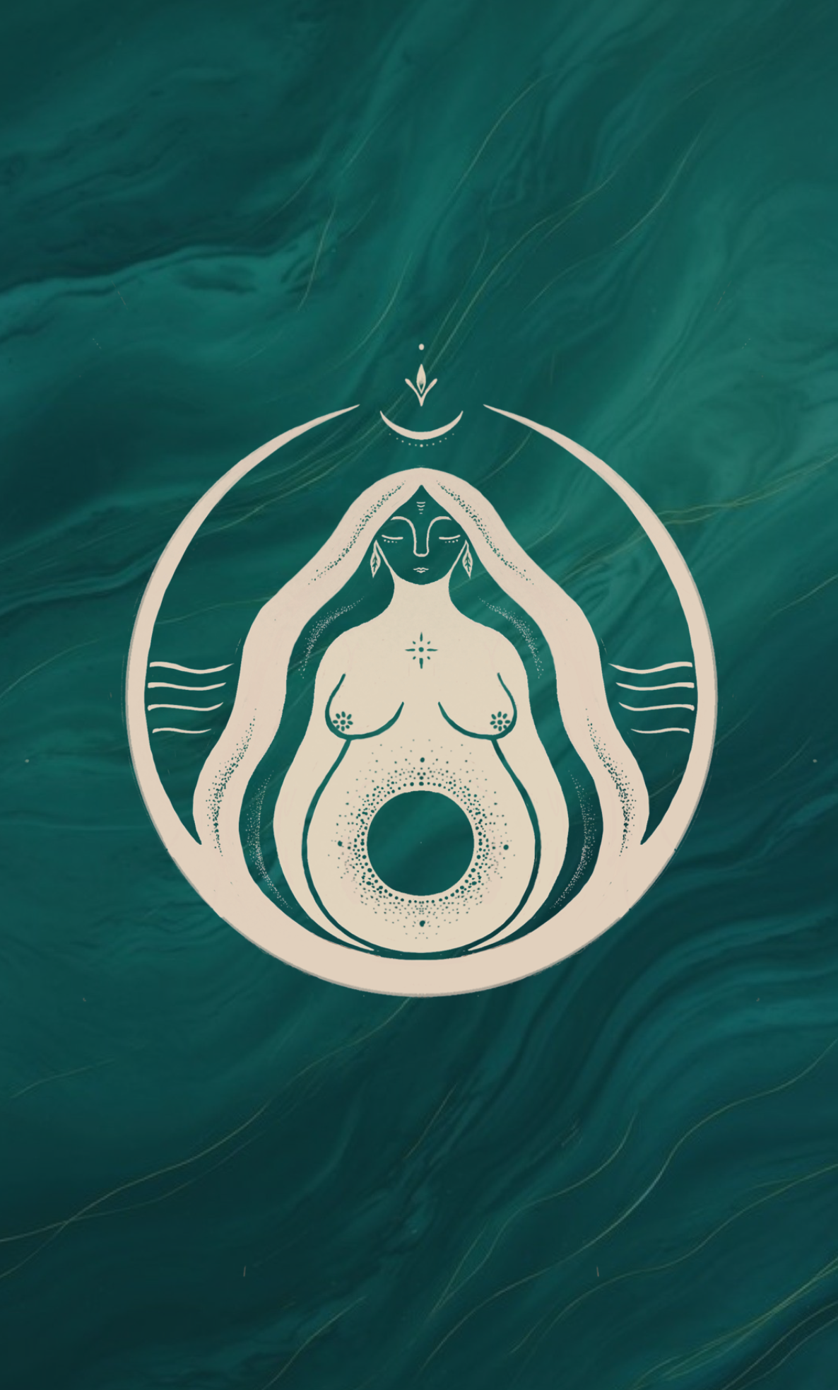 Mumma Marama ocean logo variation